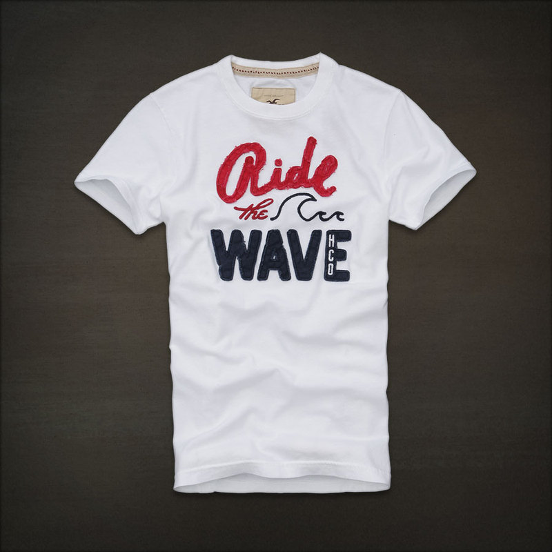 Hollister Hombres De Cuello Redondo Corto Remera HCO4039